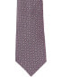 Canali Lavender Silk Tie Men's Purple Os