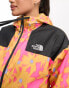 The North Face Sheru hooded shell jacket in yellow flower print Exclusive at ASOS