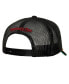 Men's Black Chicago Bulls Hardwood Classics Gold Leaf Mesh Trucker Snapback Hat