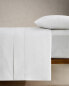 Фото #10 товара (400 thread count) sateen flat sheet with trim