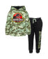 ფოტო #1 პროდუქტის Boys Dinosaur Jurassic Park T-Rex Fleece Pullover Hoodie and Pants Outfit Set to