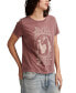Women's Janis Joplin Crewneck Cotton T-Shirt