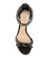 ფოტო #4 პროდუქტის Women's Caroline Embellished Ankle Strap Evening Sandals