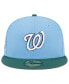 Фото #3 товара Men's Sky Blue, Cilantro Washington Nationals 2018 MLB All-Star Game 59FIFTY Fitted Hat