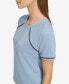 Фото #4 товара Women's Short-Sleeve French Terry Top