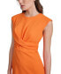 ფოტო #3 პროდუქტის Women's Twist-Front Sheath Dress