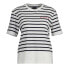 ფოტო #1 პროდუქტის GANT Logo Striped short sleeve T-shirt