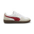 Фото #1 товара Puma Palermo Leather 39646405 Mens White Leather Lifestyle Sneakers Shoes