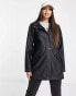 Vero Moda Tall raincoat in black