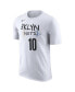 ფოტო #3 პროდუქტის Men's Ben Simmons White Brooklyn Nets 2022/23 City Edition Name and Number T-shirt