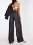 Tommy Jeans claire high rise wide length jeans in washed black