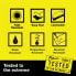 Фото #2 товара Ламинированная лента для фломастеров Brother TZE-641 Жёлтый Чёрный Чёрный/Жёлтый 18mm