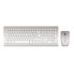 Фото #1 товара Cherry DW 8000 - Full-size (100%) - Wireless - RF Wireless - QWERTY - Silver - White - Mouse included