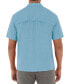 Фото #2 товара Men's Short Sleeve Heathered Fishing Shirt