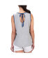 ფოტო #2 პროდუქტის Women's Gray Los Angeles Dodgers Fastest Lap Tank Top