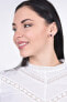 Фото #3 товара Gold earrings with genuine pearls Pavona 921042.3 gray