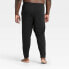 Фото #3 товара Men's Soft Gym Pants - All in Motion Black XXL