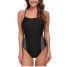 Фото #1 товара SPEEDO Relaunch Splice Fly Back Women Swimsuit One Piece Black Gray Size 30