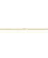 ფოტო #5 პროდუქტის Men's Lab Grown Diamond Pavé Dog Tag 22" Pendant Necklace (1 ct. t.w.) in 10k Gold