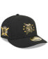 Фото #1 товара Men's Black Detroit Tigers 2024 Armed Forces Day Low Profile 59FIFTY Fitted Hat