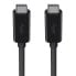 Фото #2 товара Belkin F2CU049bt2M-BLK - 2 m - USB C - USB C - USB 3.2 Gen 1 (3.1 Gen 1) - Male/Male - Black