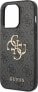 Guess Guess GUHCP15X4GMGGR iPhone 15 Pro Max 6.7" szary/grey hardcase 4G Big Metal Logo