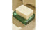 Green soap dish