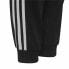 Фото #5 товара Детский спортивных костюм Adidas Essentials Shiny 3 Stripes Чёрный