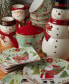 Joy of Christmas 18 oz 3-D Snowman Mugs Set of 4