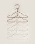 Фото #1 товара Pack of children’s hangers in neutral colours (pack of 6)