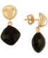 ფოტო #1 პროდუქტის Onyx Drop Earrings in 14k Gold