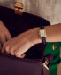 ფოტო #4 პროდუქტის Women's Classic Sutton Diamond Accent Black Leather Strap Watch 21mm