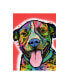 Фото #1 товара Dean Russo Smiling Pit Bull Zoey Canvas Art - 27" x 33.5"