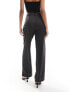 Vero Moda jersey comfort wide leg trouser co-ord in dark grey