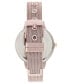ფოტო #3 პროდუქტის Women's Pink Mesh Bracelet Watch, 38mm