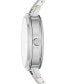 ფოტო #4 პროდუქტის Women's Metro Two-Tone Stainless Steel Bracelet Watch 30mm