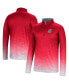 ფოტო #1 პროდუქტის Men's Crimson Washington State Cougars Walter Quarter-Zip Windshirt
