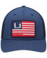 Men's Blue Huks and Bars American Trucker Snapback Hat