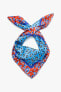 Фото #1 товара Шарф Koton Blue Patterned Scarf
