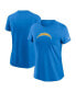 ფოტო #1 პროდუქტის Women's Powder Blue Los Angeles Chargers Primary Logo T-Shirt