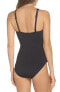 Фото #2 товара Tommy Bahama 273926 Women's Pearl One-Piece Swimsuit, Size 10 - Black