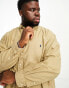 Polo Ralph Lauren Big & Tall icon logo classic fit garment dyed oxford shirt in tan Бронзовый, Chest 50-52 - фото #2