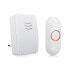 DBY-21132 Wireless doorbell set DB132 - White - 80 dB - Home - Office - IP44 - 1 pc(s) - Plastic