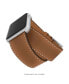 Фото #3 товара Unisex Air 4 Brown Leather Double Wrap Strap