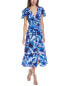 Фото #1 товара Adrianna Papell Midi Dress Women's Blue 16