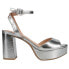 Фото #1 товара Chinese Laundry Theresa Metallic Platform Womens Size 8.5 M Dress Sandals BTPP0