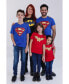 ფოტო #5 პროდუქტის Toddler Boys Justice League Batman Superman Wonder Woman Matching Family T-Shirt to Adult