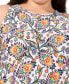 Фото #5 товара Plus Size Printed Round-Neck Sleeveless Maxi Dress