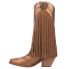 Dingo Gypsy Studded Fringe Metallic Snip Toe Cowboy Womens Brown Casual Boots D 7.5 - фото #3