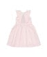 ფოტო #3 პროდუქტის Girls' Seersucker Flutter Sleeve Open Back Dress, Infant